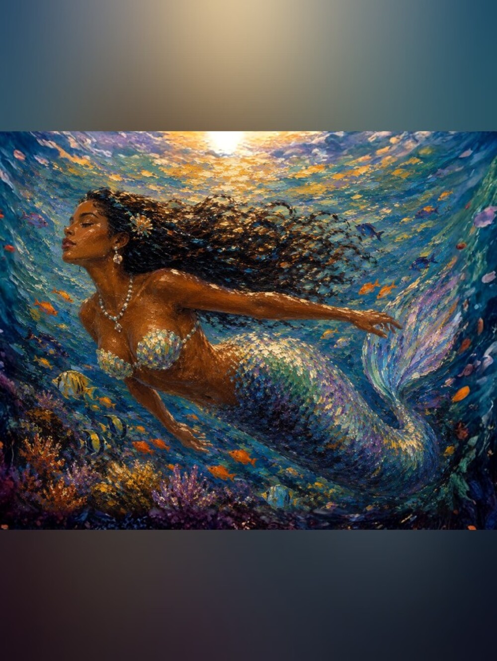 Beautiful Mermaid Print